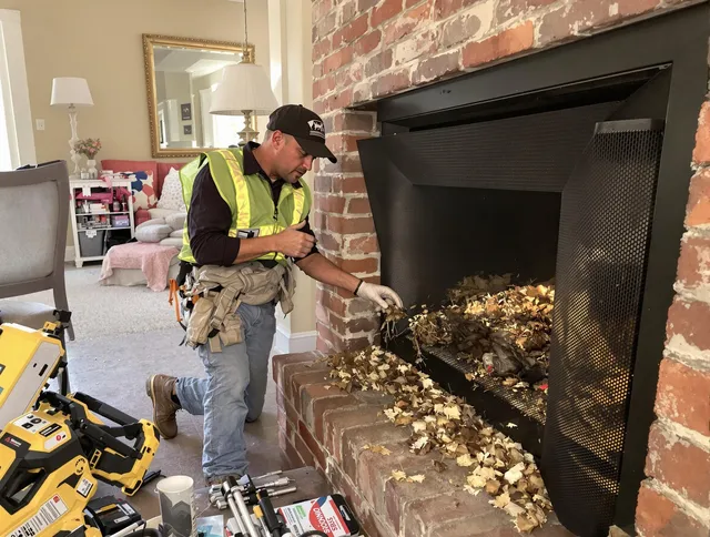 Safe screening installation by Old Saybrook Chimney Sweep in Old Saybrook, CT