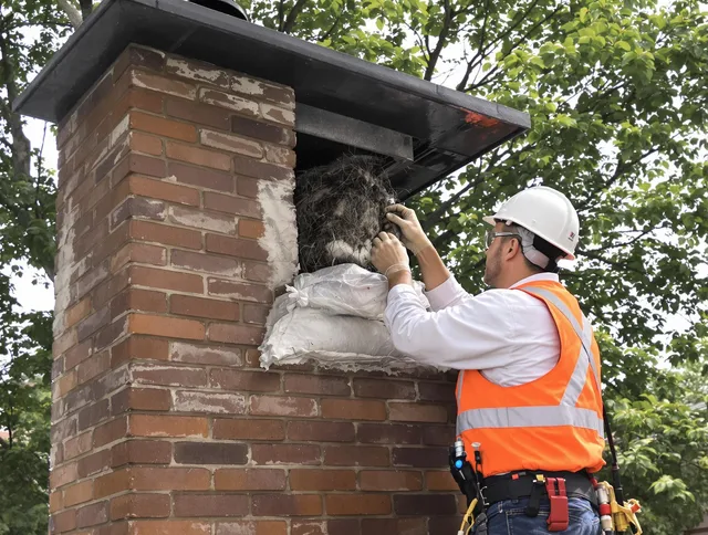 Humane removal of debris and animals by Old Saybrook Chimney Sweep in Old Saybrook, CT