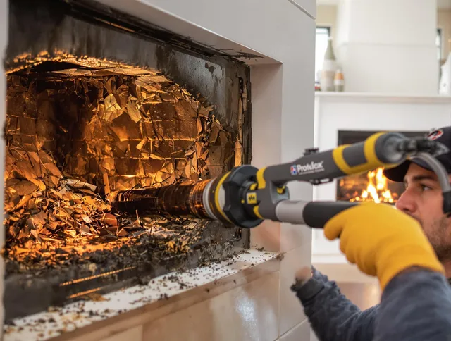Professional chimney cleaning by Old Saybrook Chimney Sweep in Old Saybrook, CT