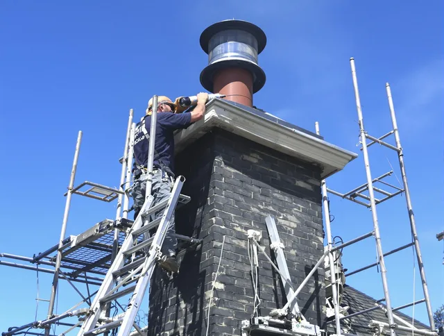 Sturdy chimney crown finished by Old Saybrook Chimney Sweep in Old Saybrook, CT
