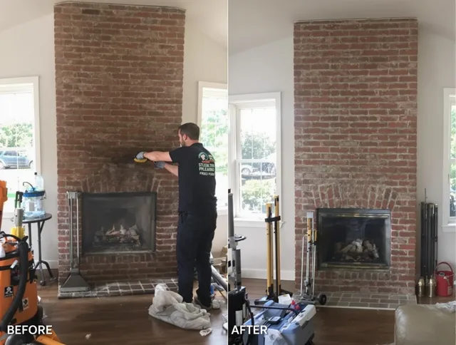 Finished chimney sweeping service by Old Saybrook Chimney Sweep in Old Saybrook, CT