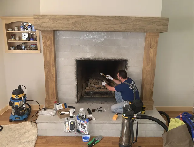 Detailed creosote removal process by Old Saybrook Chimney Sweep in Old Saybrook, CT